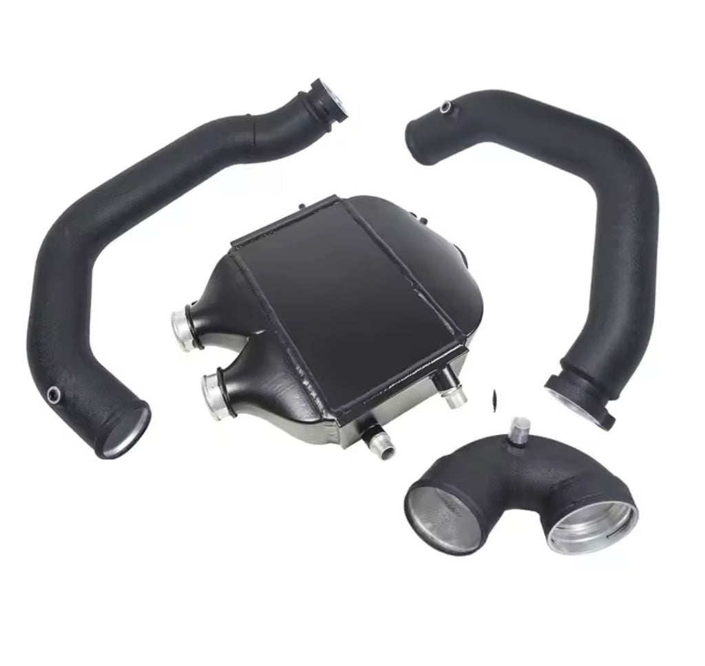 JCX S55 CHARGE COOLER + CHARGE PIPES/ J PIPE (BLACK)