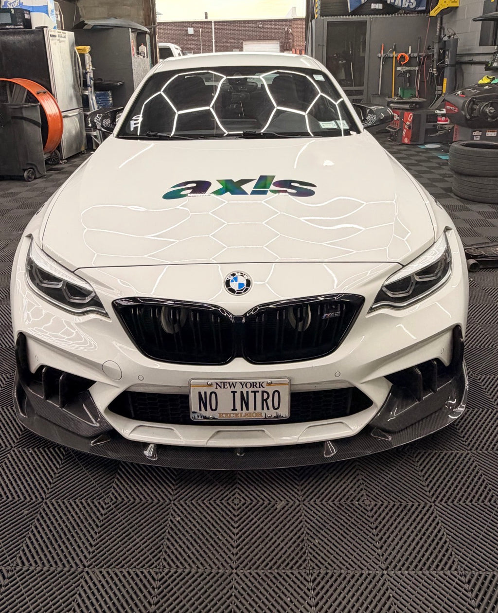 JCX F87 M2 COMP 3D STYLE CARBON FIBER FRONT LIP