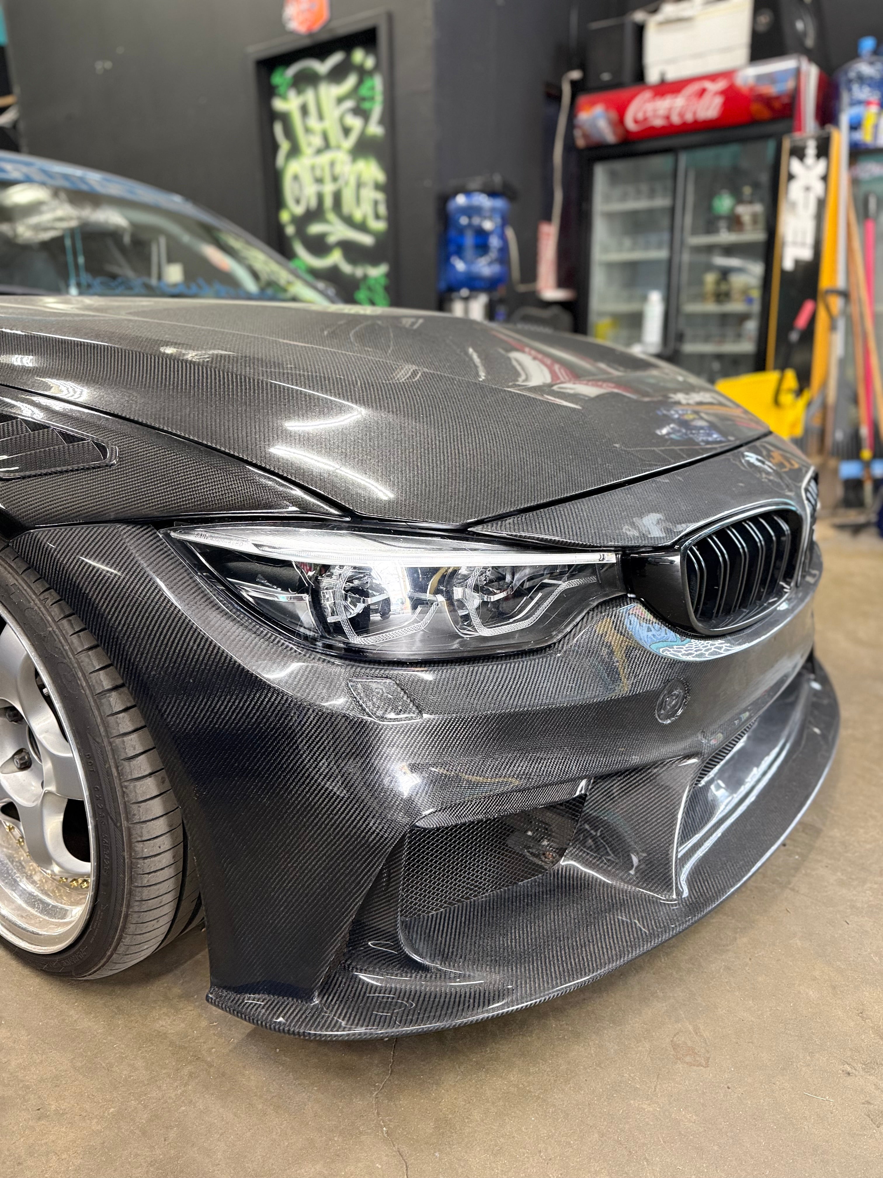JCX 3D STYLE CARBON FRONT BUMPER